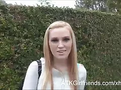 Een datum pov met amanda bryant laat haar poes harige creampie