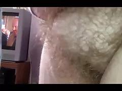 Wifes harige kut rechts naast mijn gezicht