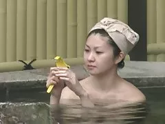 Japan voorjaar spa natuurlijke bush.